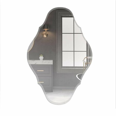 COMFORTCORRECT 24 in. Frameless Mirror, Silver CO2798988